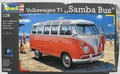 Revell 07399 Volkswagen VW T1 Samba Bus - 1:24 Auto Modellbausatz Model kit