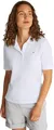 Tommy Hilfiger Damen Poloshirt Kurzarm 1985 Pique Regular Fit, Weiß (Ecru), M