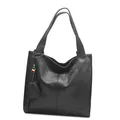 Florence Echtleder Hobo Bag Damen schwarz Schultertasche Umhängetasche OTF155S