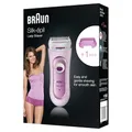 Braun Silk-épil Lady Shaver, Kabelloser Damenrasierer Elektrisch, Elektrischer Rasierer und Trimmer, Rasierer Damen Intimbereich, Wet und Dry, 5100, Pink