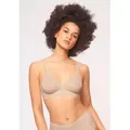 Triumph Bügelloser BH Micro Fun nahtlos vorgeformte Cups beige|braun 90