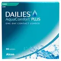 Dailies AquaComfort Plus Toric Tageslinsen weich | 90 Stück | BC 8.8 mm | DIA 14.4 mm | CYL -00.75 | ACHSE 90 | -06.00 Dioptrien