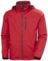 Helly Hansen Herren Crew Hooded Midlayer Jacke, Rot 2.0, M