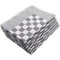 Zollner Geschirrtücher,, Anthrazit, Textil, 65x65 cm, Oeko-Tex® Standard 100, Kochen, Geschirrtücher & Schürzen, Geschirrtücher