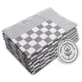 6er Set Geschirrtücher Baumwolle in 65x65 cm  extrem saugstarke und robuste K...