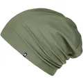 Enter the Complex® Leichte Beanie Mütze, Herren und Damen, Übergangsmütze, Sommer Beanie, Dünne Kopfbedeckung, Baumwolle (Jersey), L/XL, Olive