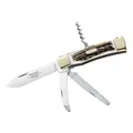 Hartkopf-Solingen JagdTaschenmesser, Hirschhorn, Stahl 1.4110,