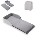 Kikkaboo Wickeltasche tragbares Babybett 2 in 1 (1-tlg), Rucksack Matratze verstellbare Gurte faltbar grau