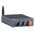 Fosi Audio BT20A Pro HiFi Verstärker, 300Wx2 Mini Verstärker mit Bluetooth 5.0 & TPA3255 Amp Chip, Austauschbare Op-Amps, Class D Verstärker Stereo 2.0 Kanal, Bass- und Höhenanpassung, Endstufe HiFi