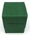 Docsmagic.de Premium Magnetic Flip Box (100) Green + Deck Divider - MTG PKM YGO