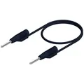 Hirschmann Test & Measurement MVL 2/100 sw Messleitung Stecker 2 mm Stecker 2 mm 1.00 m Schwarz 1 St.