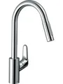 Hansgrohe focus single lever kitchen mixer 240 with pull-out