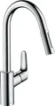 Hansgrohe Focus Spültischmischer Chrom mit Ausziehbrause