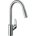 Focus M41 - Spültisch Einhebelmischer 240 Mit Ausziehbarer Geschirrbrause, Verchromt 31815000 - Hansgrohe