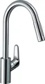 HANSGROHE 31815000 Einhebel-Spültischmischer FOCUS chrom 2jet Ausziehbrause