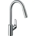 hansgrohe Focus Küchenarmatur 31815000 chrom, schwenkbarer Auslauf,