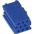 1,90€/Stk 10x MINI ISO Steckergehäuse 8 polig / blau Pin Gehäuse Stecker