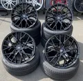 MM Wheels MM06 black polished 8.5x20 ET25 - LK5/112 ML66.6 Alufelge schwarz