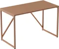 Moderner Schreibtisch L120 cm aus braunem Metall - Oviala Daisy