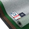 Primaflor Rasenteppich | Hell-Grau, 2,00m x 3,00m | Comfort | UV-stabil & schnelltrocknend | Mit Noppen | Kunstrasen-Teppich für Balkon, Terrasse & Poolbereich | Outdoor Bodenbelag | Balkonteppich