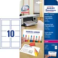AVERY Zweckform Visitenkarten 270 g/m² satiniert ultraweiß C32026-25
