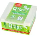 Q-tips Wattestäbchen Bio, Papier, 7,5cm, Ø 4mm aus Bio-Baumwolle, 160 Stück