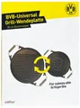 Grillfürst Grillplatte Grillfürst Universal Grillplatte rund / Wendeplatte aus Gusseisen Ø 35 cm - Borussia Dortmund Edition
