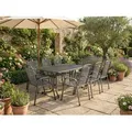 MFG Garten-Essgruppe Boulevard 8 Personen Metall anthrazit - Grau