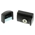 Burg Wächter Tür- und Fensterriegel, Einbruchschutz für Fenster und Türen, Abschließbar, Beidseitig verwendbar, WinSafe WZ 60, Braun, Winsafe WZ 60 BR SB, Graubraun, S