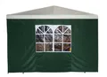 DEGAMO Seitenteil für Pavillon 3x3 Meter mit Fenster, grün