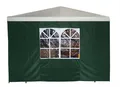 Seitenteil Seitenplane Pavillonplane Plane für Pavillon 3x3 Meter grün, Fenster