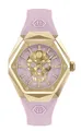 Philipp Plein $kull Spikes Rosa Damen Armbanduhr PWADA0124