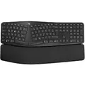 Logitech Ergo Kabellose Tastatur QWERTZ (DE) mit Bluetooth Graphit K860