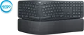 LOGITECH K860 - Funk-Tastatur, Bluetooth, ergonomisch, schwarz, DE