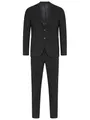 JEFF Herren JFLandon Anzug 2-teilig Sakko Hose Bundle | elastischer Herrenanzug Regular Fit für Männer Black, 50