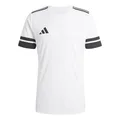 Adidas Men's SQUADRA25 Jersey Short Sleeve, White/Black, S