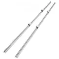 VEVOR Linearführung Linearschiene 2 Stk. SBR20-1800mm Kohlenstoffstahl Aluminium Führungsschiene mit 4 Stk. SBR20UU-Gleitblöcke Linearlager Lagerbl