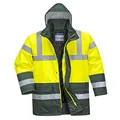 Portwest S466YGRL Verkehrsjacke, Hi-Vis Kontrast, L, Gelb / Grün