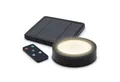 Spetebo LED Solarleuchte LED Solar Magnet Pavillon Leuchte schwarz mit Fernbedienung - Ø 12 cm, 3, LED fest integriert, warmweiß, Gartenschirm Beleuchtung mit 3 Helligkeitsstufen