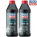 2x LIQUI MOLY 3087 Motorbike Gear Oil 10W-30 Getriebeöl Motorrad Synthese 1L