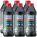 6x LIQUI MOLY 3087 Motorbike Gear Oil 10W-30 Getriebeöl Motorrad Synthese 1L