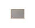 Zeller Present Pinnwand Pinboard, Leinen/Kiefer