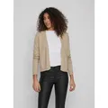 Vila Cardigan VIRIL SHORT L/S KNIT CARDIGAN-NOOS Materialmix, regular fit beige XXL (46)