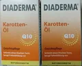 2x30ml Diaderma  Glow Karotten-Öl Gesichtspflege Q10 | schenkt frischen Teint