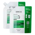 Vichy Dercos Anti-Schuppen Shampoo fettige Kopfhaut  · 2X390 ml · PZN 19969560