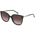 Carolina Herrera 0229/S Damen-Sonnenbrille Vollrand Eckig Acetat-Gestell, schwarz