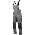 Würth MODYF Arbeitslatzhose Stretch X Handwerker Blaumann für Herren Flexibel, robust, komfortabel Herren Latzhose grau 52