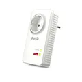 FRITZ!Powerline 1220 Einzeladapter Mit integrierter Steckdose, bis zu 1.200 MBit