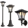 Northpoint LED 3in1 Solar Gartenlaterne für Innen und Außen Dämmerungssensor 3000K 20lm IP44