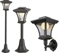 Solar LED Laterne Gartenlaterne 3in1 mit Dämmerungssensor warmweiß außen